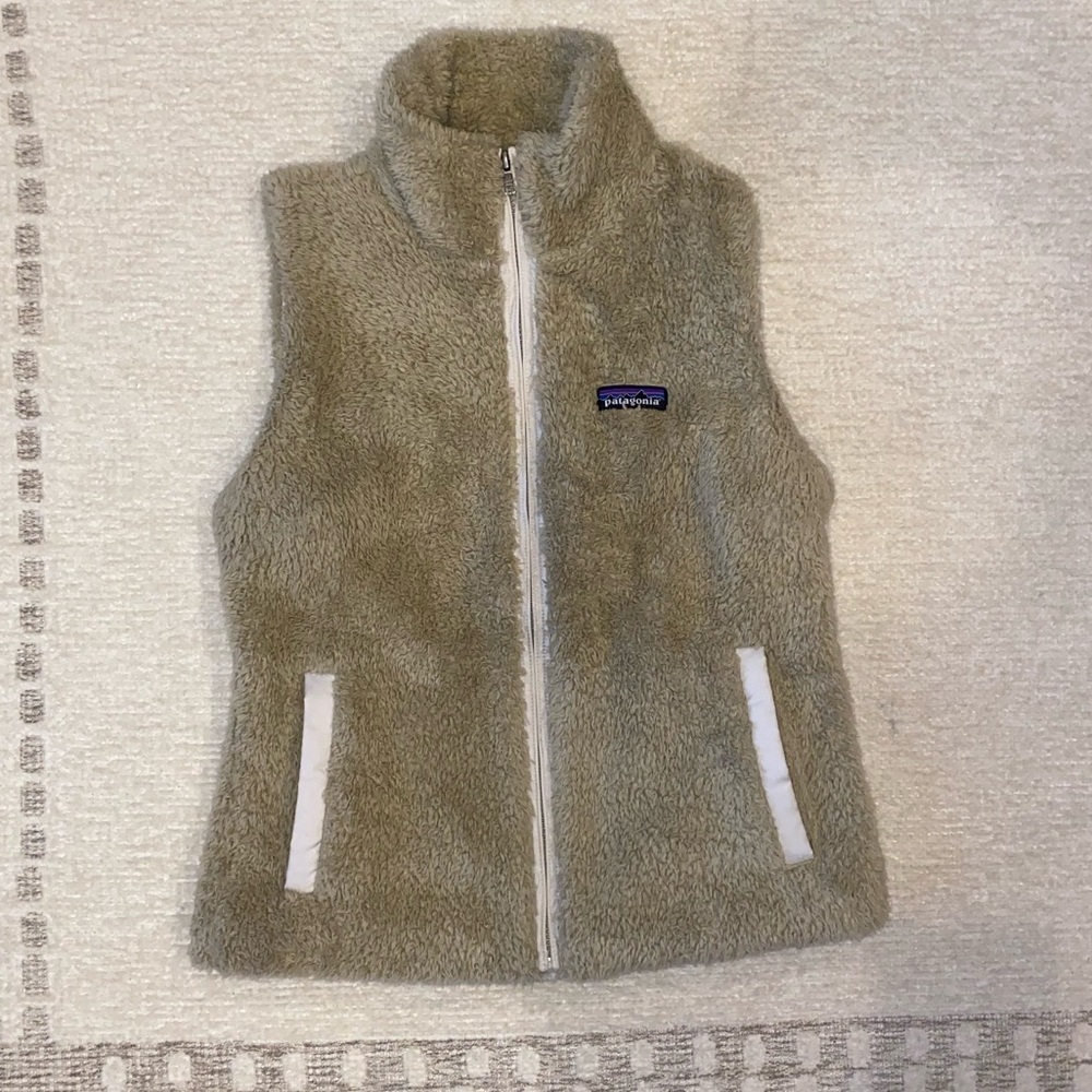 Women's Patagonia Los Gatos Fleece Vest El Cap Khaki Size Small